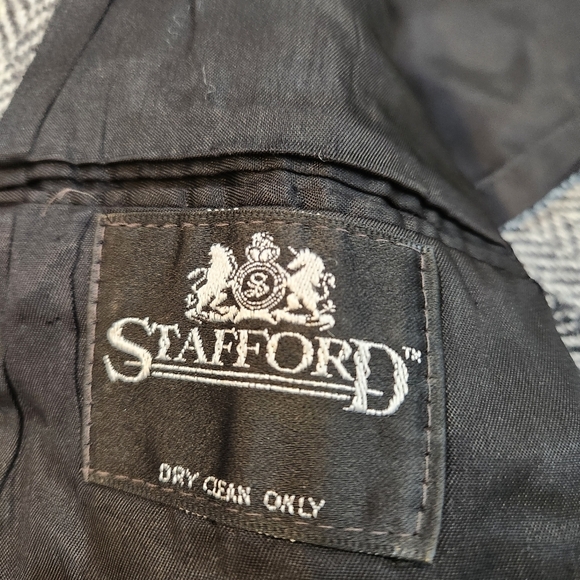 VINTAGE HANDWOVEN 100% PURE SCOTTISH WOOL SPORTS COAT SIZE MEDIUM - Picture 8 of 9